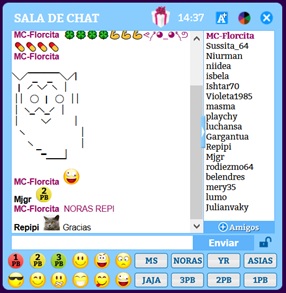 Chat de la sala de YoBingo.es
