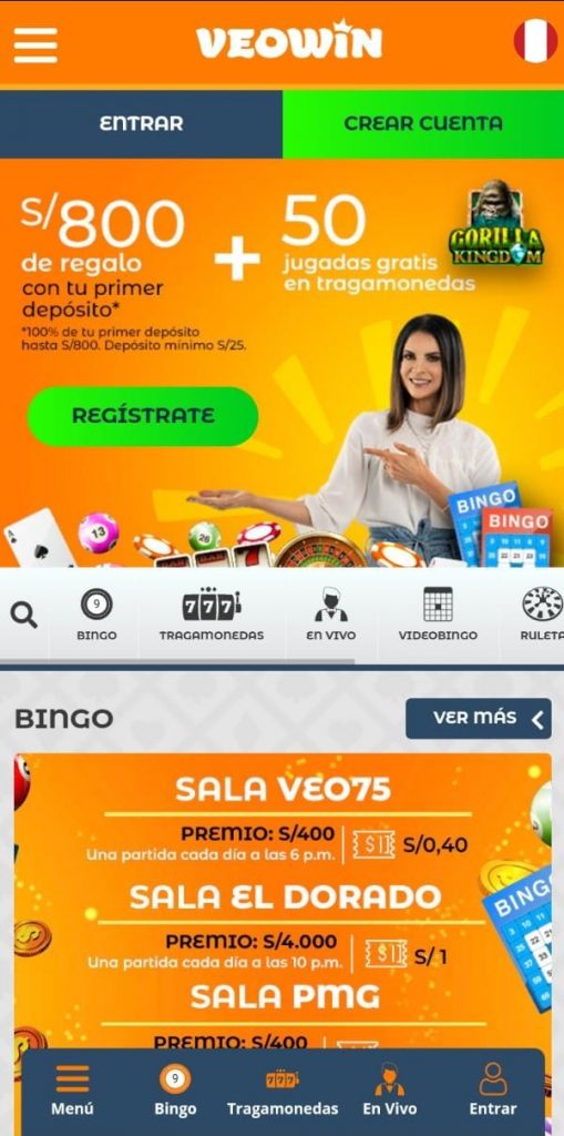 app de VeoWin