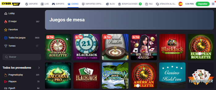Blackjack en Cyberbet Blackjack en Cyberbet