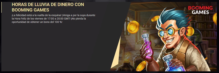 Promociones de 1xSlots Booming Games