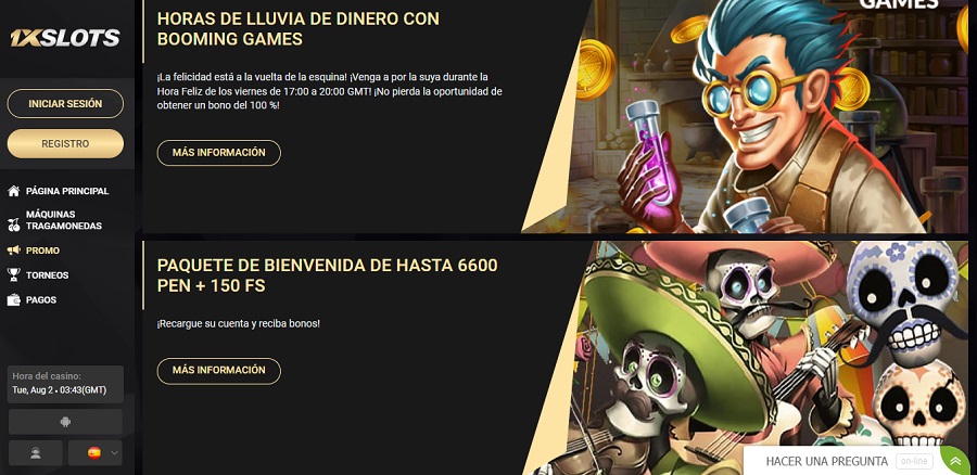 Promociones de 1xSlots Promociones de 1xSlots