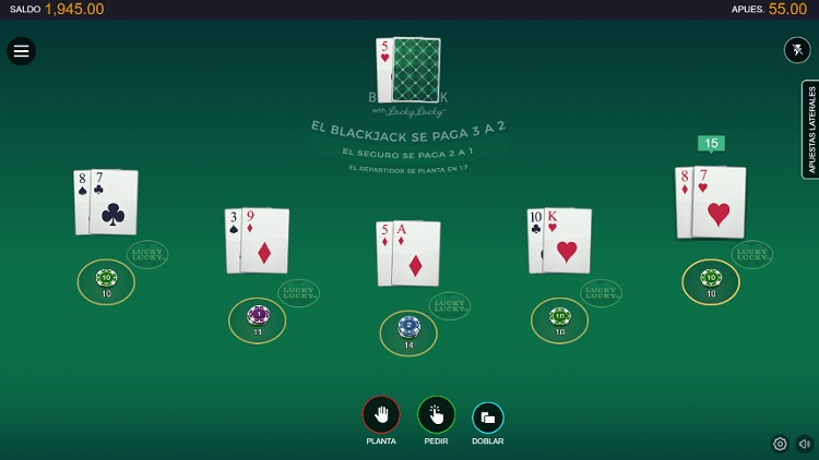 Blackjack en 1xSlots Premier Blackjack en 1xSlots Premier