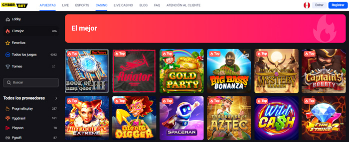 Tragamonedas en Cyberbet Tragamonedas en Cyberbet