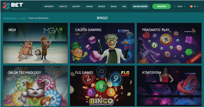 Videobingo en 22Bet Videobingo en 22Bet